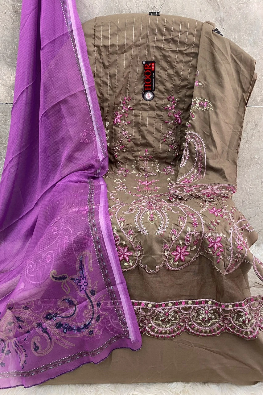 Hoor Tex H-287 A To D Heavy Rayon Wholesale Pakistani Salwar Suit Catalog — Wholesale Salwar Suits, hoor Tex wholesale from Surat - Gallery Image 2